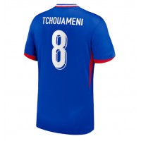 Echipament fotbal Franţa Aurelien Tchouameni #8 Tricou Acasa European 2024 maneca scurta